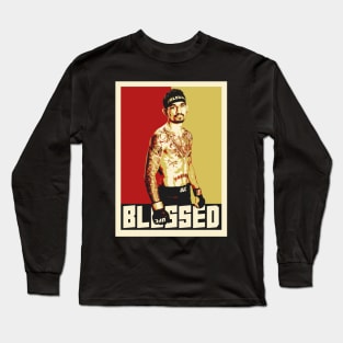 Max Holloway Pop Art Style Long Sleeve T-Shirt